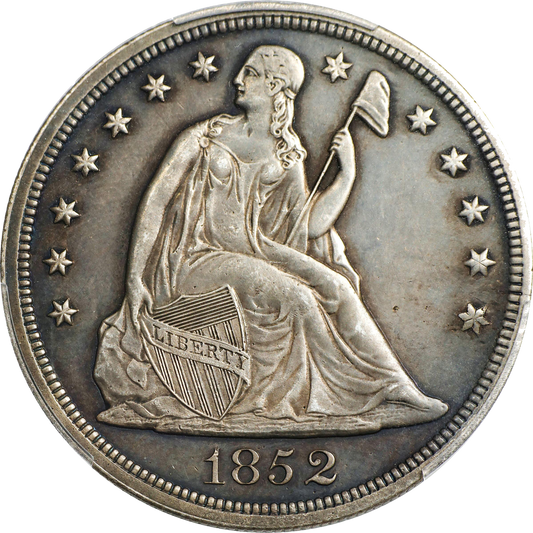 1852 Seated Liberty Silver Dollar