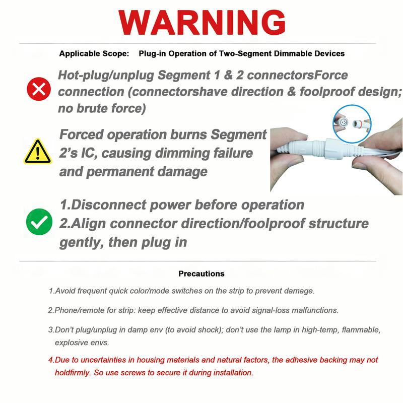 PACIFICRIMOS 1 pack of permanent DIY outdoor lights, supporting app/voice/remote control operation. Ideal for Christmas and other occasions